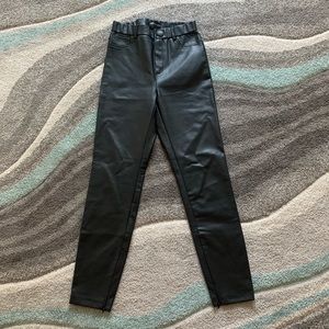 ZARA FAUX LEATHER PANTS